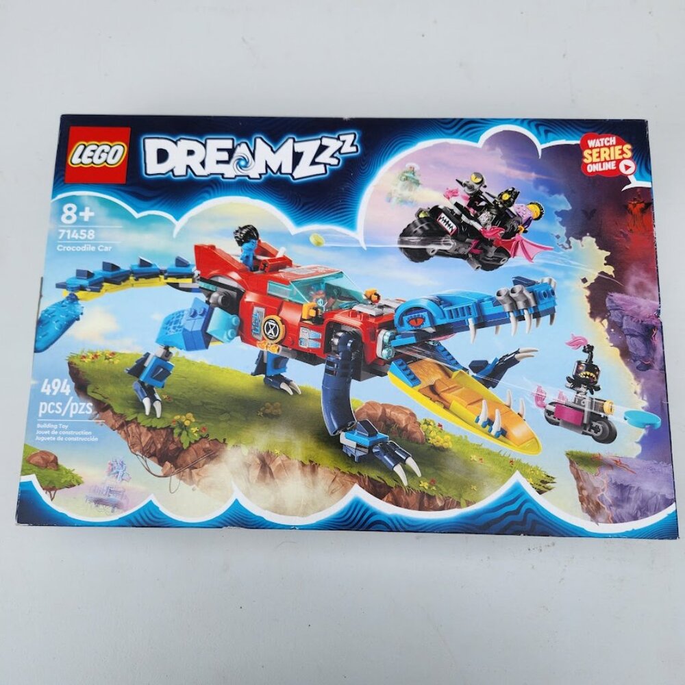 NEW LEGO DREAMZzz Crocodile Off-Road Car Truck Boat 71458 Minifigures 494 Pieces